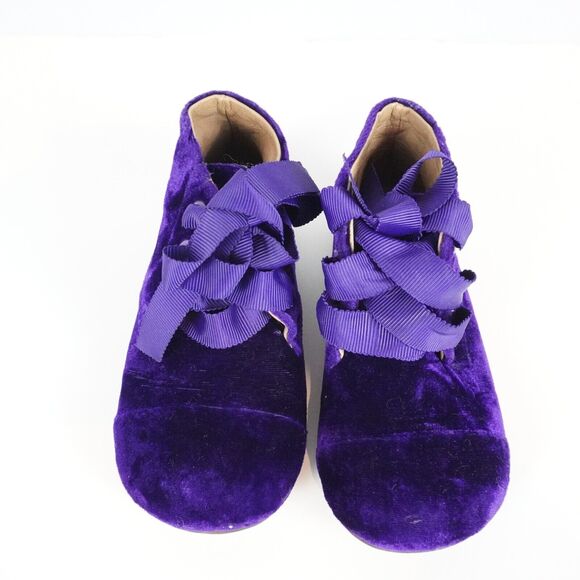 Age of Innocence toddler Girls booties shoes EU size 25 US 7 Velvet Purple - Picture 3 of 14